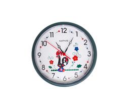 Relógio De Parede Decorativo Nativo Quartz Médio 22,5cm