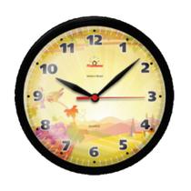 Relógio de Parede Decorativo Ômega Natureza Preto - PlasHome