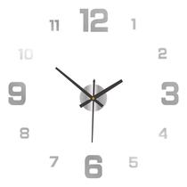 Relógio de parede decorativo personalizado para casa, faça você mesmo, acrílico