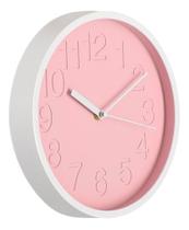 Relógio De Parede Decorativo Silencioso Color 24 Cm Rel-104