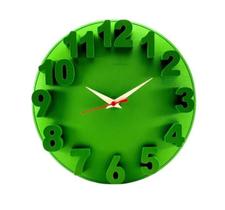 Relógio de Parede Delta Master em Plástico Verde 30cm - PlasHome