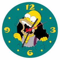 Relógio De Parede Desenho Simpsons Homer Decorar