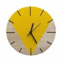 Relógio De Parede Design Triangular - 30Cm Sunflower - Edward Clock