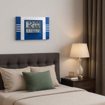 Relógio De Parede Digital Calendário Alarme Display Casa Temperatura Ambientes Escritórios Prático