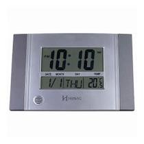 Relógio de parede digital cinza metálico 6472-071 - Herweg Relógio de parede digital cinza metálico 6472-071 - Herweg
