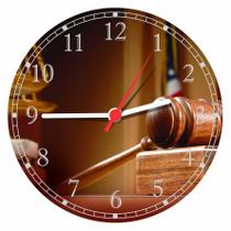 Relógio De Parede Direito Advocacias Decorar Gg 50 Cm 01 - Vital Quadros Do Brasil