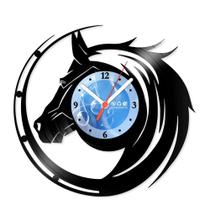 Relógio De Parede Disco Vinil Animais - Cavalo Tribal - VAN-165