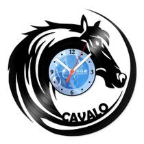 Relógio De Parede Disco Vinil Animais - Cavalo - VAN-163