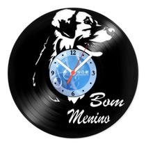 Relógio De Parede Disco Vinil Animais - Dog Bom Menino - VAN-016