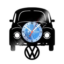 Relógio De Parede Disco Vinil Carros - Volkswagen Fusca - VCA-001