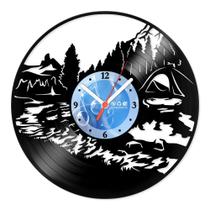 Relógio De Parede Disco Vinil Diversos - Acampamento - VDI-201