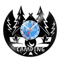 Relógio De Parede Disco Vinil Diversos - Camping - VDI-250