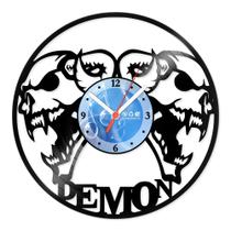 Relógio De Parede Disco Vinil Diversos - Demon Skull - VDI-336