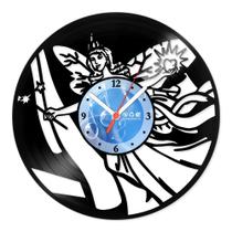 Relógio De Parede Disco Vinil Diversos - Fada do Dente - VDI-356 Relógio De Parede Disco Vinil Diversos - Fada do Dente - VDI-356