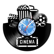 Relógio De Parede Disco Vinil Diversos - Hora do Cinema - VDI-032