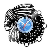 Relógio De Parede Disco Vinil Diversos - Índio Caveira - VDI-232