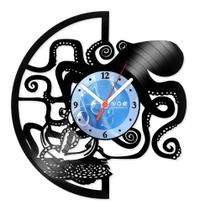 Relógio De Parede Disco Vinil Diversos - Polvo do Mar - VDI-296