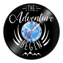Relógio De Parede Disco Vinil Diversos - The Adventure Begin - VDI-058