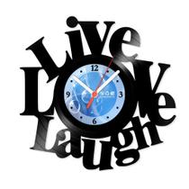 Relógio De Parede Disco Vinil Diversos - Viva Ame Ria - VDI-274