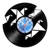 Relógio De Parede Disco Vinil Escritório - Origami 1 - VEC-002
