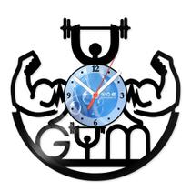 Relógio De Parede Disco Vinil Esportes - Academia Gym - VES-170 - Modernarte