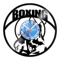 Relógio De Parede Disco Vinil Esportes - Boxe Boxing - VES-067