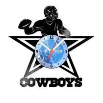 Relógio De Parede Disco Vinil Esportes - Futebol Americano - VES-058