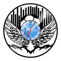 Relógio De Parede Disco Vinil Esportes - Futebol Asas - VES-155
