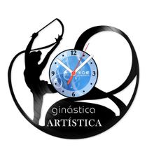 Relógio De Parede Disco Vinil Esportes - Ginástica Artística - VES-103