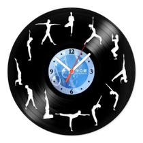 Relógio De Parede Disco Vinil Esportes - Ioga - VES-044 - Modernarte