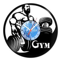 Relógio De Parede Disco Vinil Esportes - Iron Gym - VES-120 - Modernarte