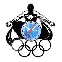 Relógio De Parede Disco Vinil Esportes - Olímpiadas - VES-079 - Modernarte