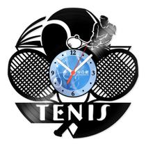 Relógio De Parede Disco Vinil Esportes - Tênis - VES-108 Relógio De Parede Disco Vinil Esportes - Tênis - VES-108