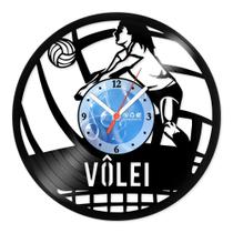 Relógio De Parede Disco Vinil Esportes - Vôlei - VES-089 - Modernarte