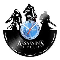 Relógio De Parede Disco Vinil Jogos e Games - Assassin's Creed - VJG-066