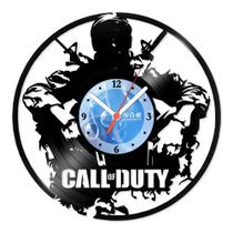 Relógio De Parede Disco Vinil Jogos e Games - Call Of Duty - VJG-032