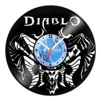 Relógio De Parede Disco Vinil Jogos e Games - Diablo - VJG-030