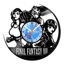 Relógio De Parede Disco Vinil Jogos e Games - Final Fantasy 01 - VJG-020