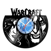 Relógio De Parede Disco Vinil Jogos e Games - Game Warcraft - VJG-035 Relógio De Parede Disco Vinil Jogos e Games - Game Warcraft - VJG-035