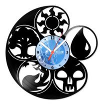 Relógio De Parede Disco Vinil Jogos e Games - Magic The Gathering - VJG-019