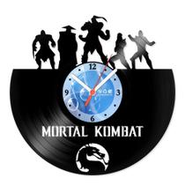 Relógio De Parede Disco Vinil Jogos e Games - Mortal Kombat - VJG-023 Relógio De Parede Disco Vinil Jogos e Games - Mortal Kombat - VJG-023