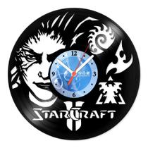 Relógio De Parede Disco Vinil Jogos e Games - Starcraft - VJG-027 - Modernarte