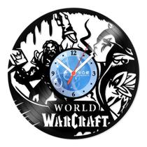 Relógio De Parede Disco Vinil Jogos e Games - World Of Warcraft - VJG-003