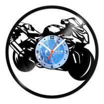 Relógio De Parede Disco Vinil Motos - Sport - VMO-016 Relógio De Parede Disco Vinil Motos - Sport - VMO-016
