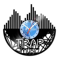 Relógio De Parede Disco Vinil Música - Trap Music - VMU-043