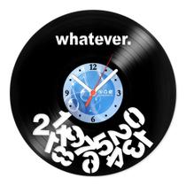 Relógio De Parede Disco Vinil Números Whatever - VNU-005 Relógio De Parede Disco Vinil Números Whatever - VNU-005