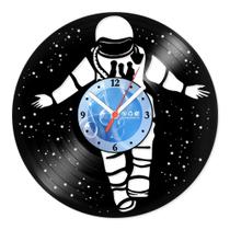 Relógio De Parede Disco Vinil Profissões - Astronauta - VPR-046