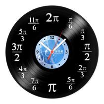 Relógio De Parede Disco Vinil Profissões - Fórmulas Matemática - VPR-022 - Modernarte