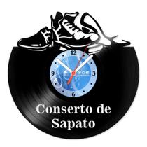 Relógio De Parede Disco Vinil Profissões - Sapateiro - VPR-114
