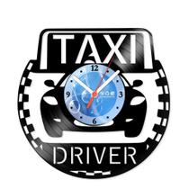 Relógio De Parede Disco Vinil Profissões - Taxi Driver - VPR-085